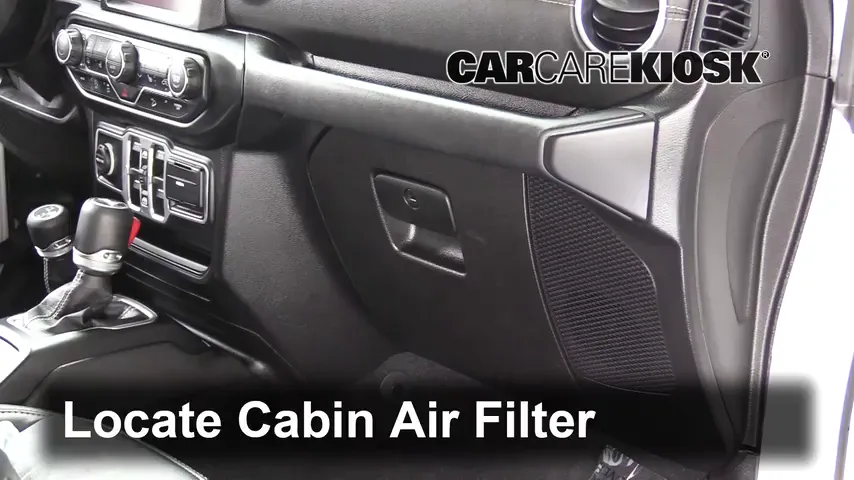 2018 Jeep Wrangler Unlimited Sport 3.6L V6 Air Filter (Cabin)